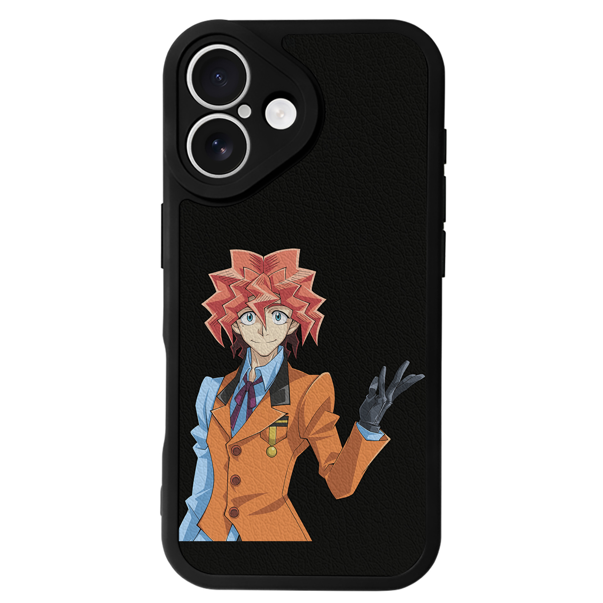 遊☆戯☆王 Yu-Gi-Oh! 【iPhone 16シリーズ対応】シリコンスマホケース（レザー調） 材質：シリコン